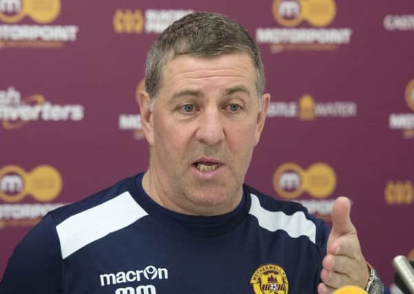 Motherwell manager and Scotland assistant Mark McGhee at his pre-match press conference. Picture: Craig Foy/SNS