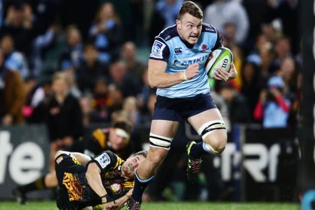 Big hitter: Scotland-qualified Waratahs flanker Jack Dempsey is on the radar for Vern Cotter. Picture: Matt King/Getty Images