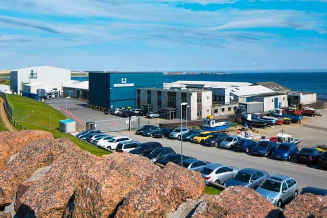 Thistle Seafoods is based at Boddam, near Peterhead. Picture: Contributed