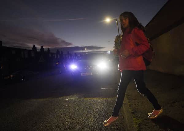 Safety campaigners argue that walking home in the dark exposes children to greater risk. Picture: Greg Macvean