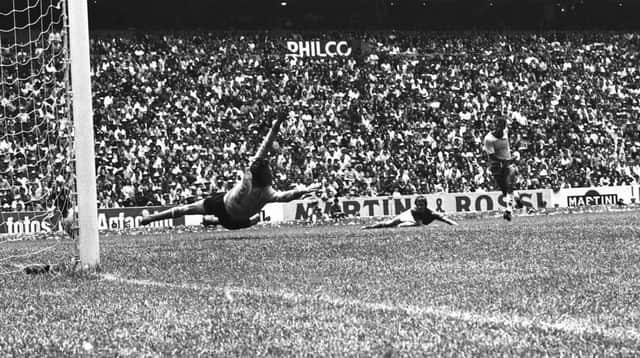 The greatest-ever goal from the captain of the greatest-ever team as Carlos Alberto scores in 1970. Picture: AP