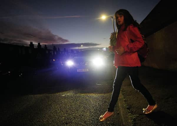 Safety campaigners argue that walking home in the dark exposes children to greater risk. Picture: Greg Macvean