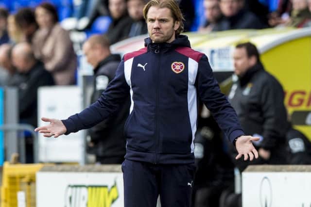 Hearts manager Robbie Neilson during his side's 3-3 at the Tulloch Caledonian Stadium. Picture: SNS/Paul Devlin