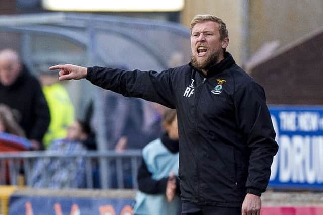 Inverness Caley Thistle manager Richie Foran shouts instructions during the 3-3 draw with Hearts. Picture: Paul Devlin/SNS