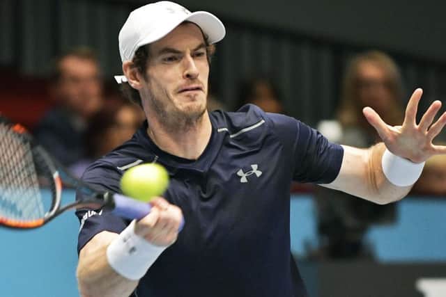 Andy Murray has won the Erste Bank Open title in Vienna. Picture: AFP/Getty.