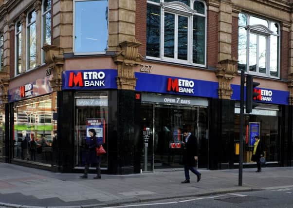 Metro Bank wants to grow its branch network to 100 by 2020. Picture: Nick Ansell/PA