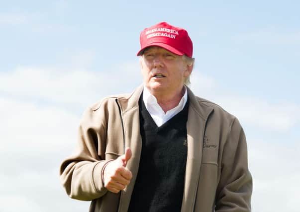 Analysts believe a victory for Trump would trigger a sell-off in US equities. Picture: John Devlin