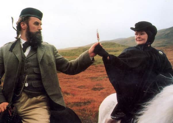 Judi Dench as Queen Victoria and Billy Connolly as her faithful ghillie John Brown in the film 'Her Majesty Mrs Brown'