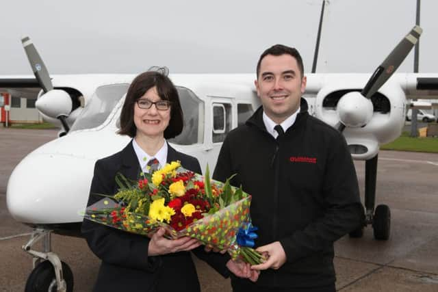 World's shortest flight celebrates millionth passenger.
Picture: submited