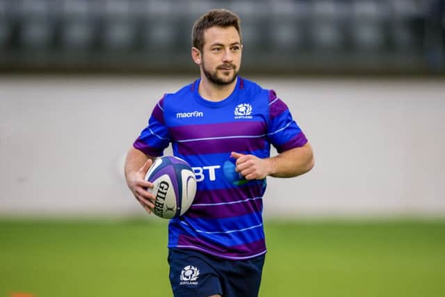 National team captain Greig Laidlaw of Gloucester and four other Anglos have joined up with the Scotland squad in Edinburgh. Picture: SNS