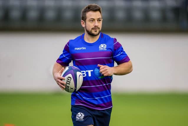 National team captain Greig Laidlaw of Gloucester and four other Anglos have joined up with the Scotland squad in Edinburgh. Picture: SNS
