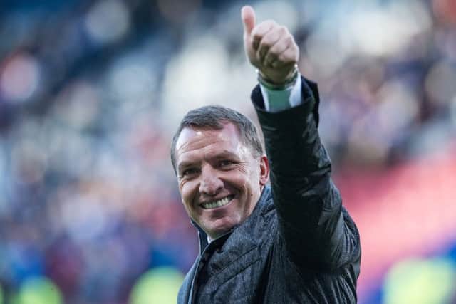 Brendan Rodgers is targeting three successive victories. Picture: John Devlin