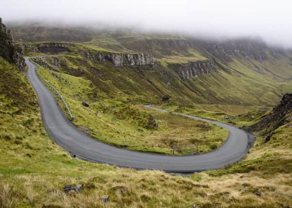 A switchback hairpin bend near the Quiraing on the Isle of Skye. Picture: contributed