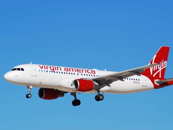 A Virgin America flight similar to the one the father and daughter were on. Picture: Wiki Commons