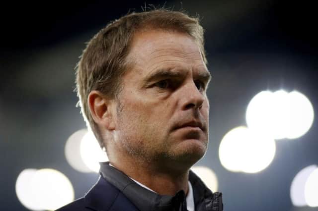 Frank de Boer was sacked by Inter following a poor start to the campaign. Picture: AFP/Getty