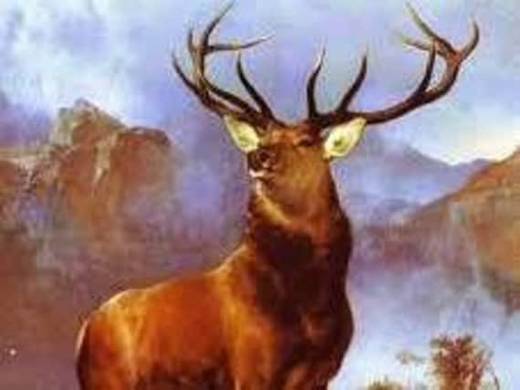 The Monarch of the Glen painting is expect to fetch more than 10 million at auction next month.