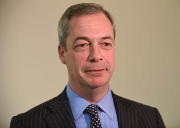 Nigel Farage could be in line for a peerage. Picture: JP