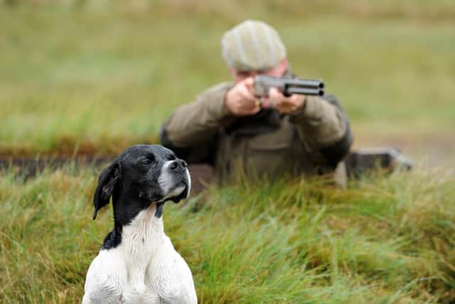 A grouse keeper at Horseupcleugh estate in the Lammermuir Hills. Picture: Phil Wilkinson/TSPL