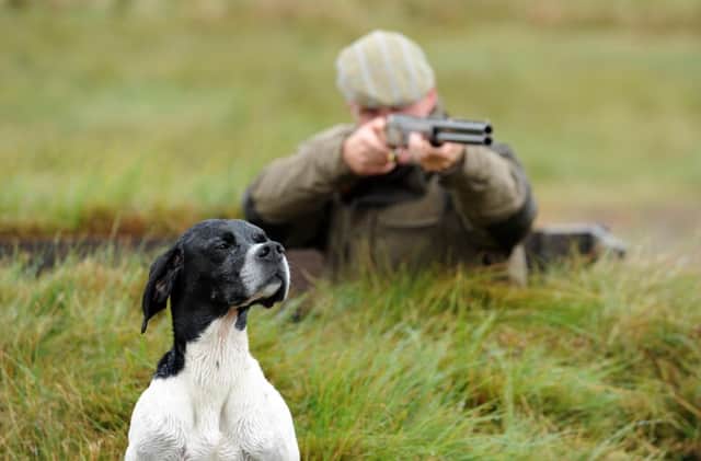 A grouse keeper at Horseupcleugh estate in the Lammermuir Hills. Picture: Phil Wilkinson/TSPL
