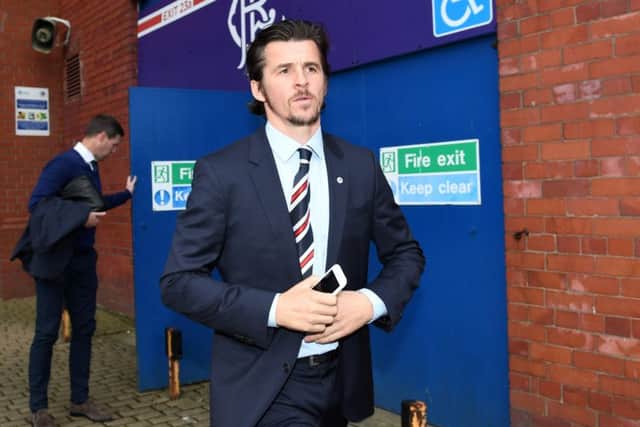 Joey Barton was at Ibrox for talks with Rangers last week. Picture: Craig Williamson/SNS