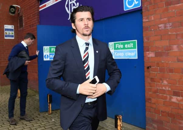 Joey Barton was at Ibrox for talks with Rangers last week. Picture: Craig Williamson/SNS