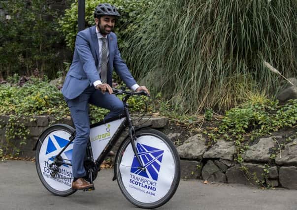 Minister of Transport Humza Yousaf wants more cyclists on Scotland's roads.
