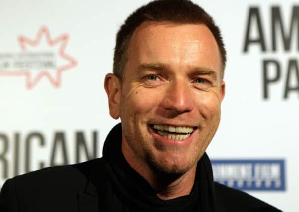 Ewan McGregor at a gala showing of American Pastrol, his directorial debut. Picture: SWNS