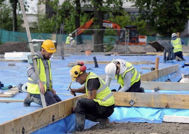 The construction sector is facing a sharp rise in costs following the post-Brexit vote slump in sterling. Picture: Michael Gillen