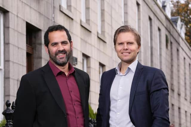 Energy Ventures partner Greg Herrera (left) and Tomas Hvamb, Energy Ventures investment director. Picture: Contributed