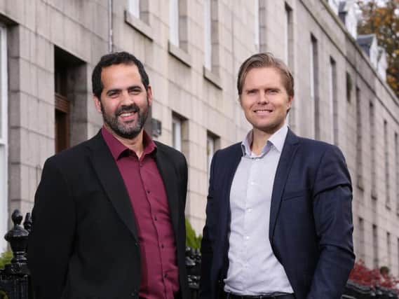 Energy Ventures partner Greg Herrera (left) and Tomas Hvamb, Energy Ventures investment director. Picture: Contributed