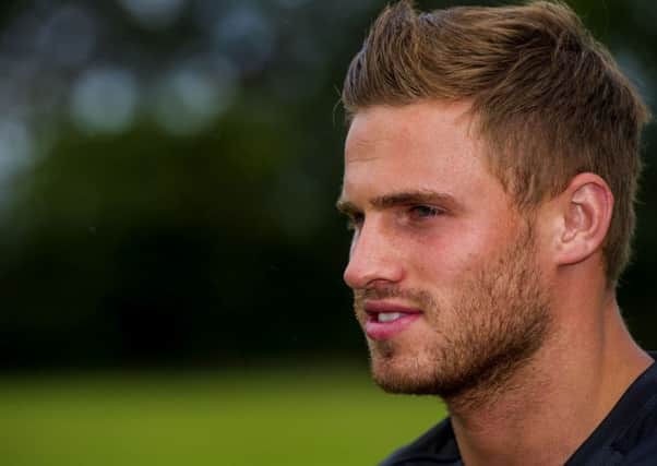 Ex-Dundee Utd footballers David Goodwillie (pictured) and David Robertson are being sued over rape allegations. Picture: SNS Group.