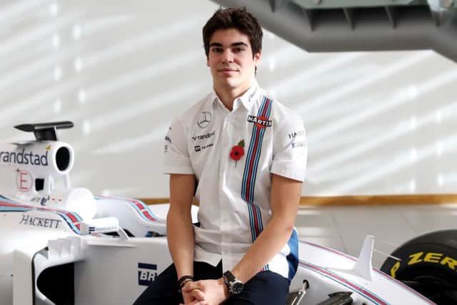 Teenager Lance Stroll is unveiled as the Williams driver for the 2017 Formula One season. Picture: David Davies/PA Wire