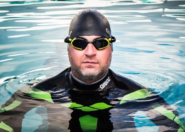 Ben Hooper is bidding to become the first person to swim the Atlantic Ocean