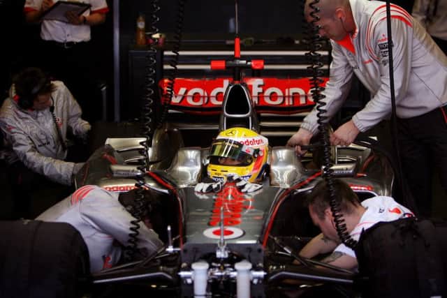 Marc Priestley helped McLaren's Lewis Hamilton to his first world title in 2008. Picture: Jose Luis Roca/AFP/Getty Images