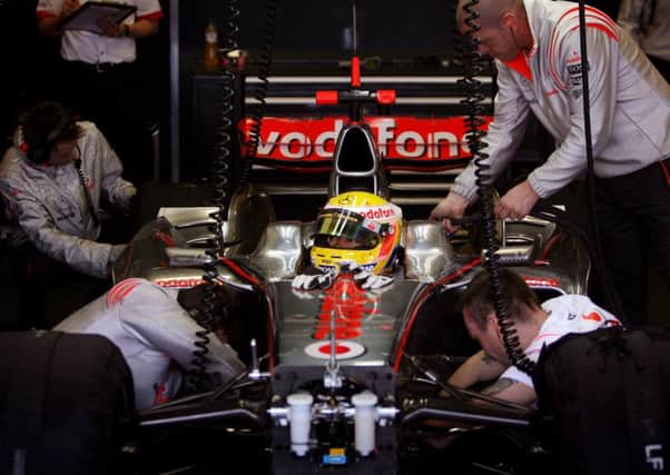 Marc Priestley helped McLaren's Lewis Hamilton to his first world title in 2008. Picture: Jose Luis Roca/AFP/Getty Images