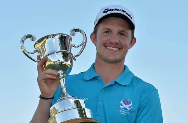 Drumoig's Connor Syme earned his exciting end-of-year opportunities through winning the Australian Amateur Championship in January