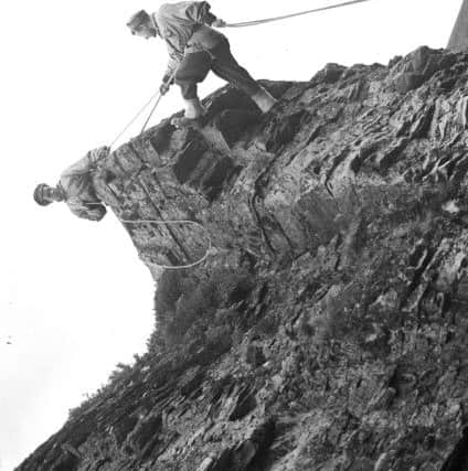 Members of the RAF Mountain Rescue Team at work. It was the first permanent mountain rescue service in Scotland and was set up during WWII to rescue airmen from wrecks scattered across the mountains. PIC TSPL.