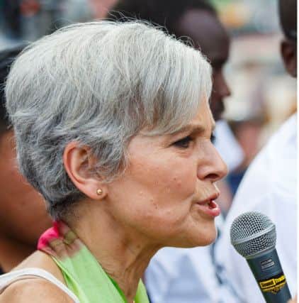 Jill Stein has attracted support as a third-party candidate. Picture: AFP/Getty