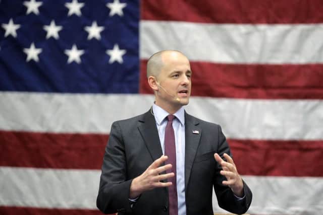 Evan McMullin, who is surging in Utah polls and is drawing support from Republicans who aren't keen on Trump. Picture: AP