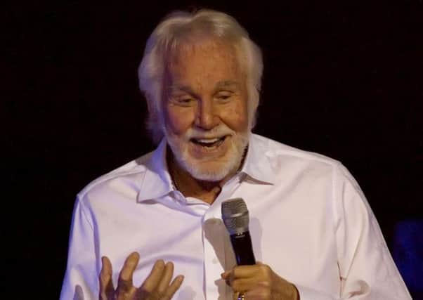 Kenny Rogers headlining at the SSE Hydro. Picture:  Peter Kaminski