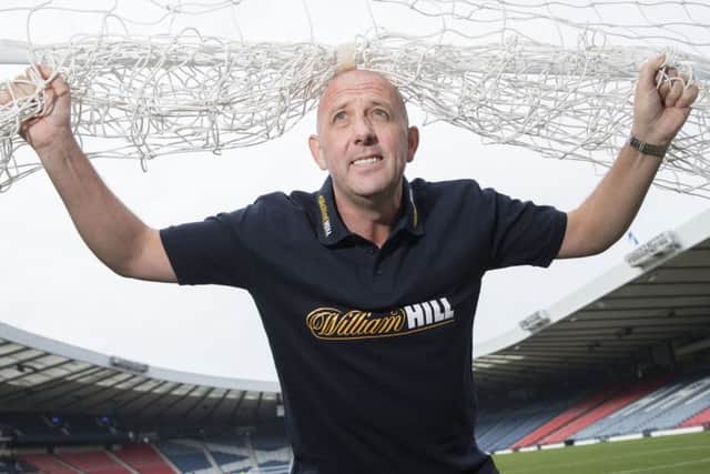 Gary McAllister hopes his bad memories of missing a penalty for Scotland can be glossed over with a Scotland World Cup win at Wembley.
Picture: Steve Welsh
