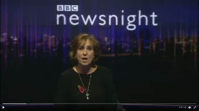 BBC presenter Kirsty Wark. Picture: BBC