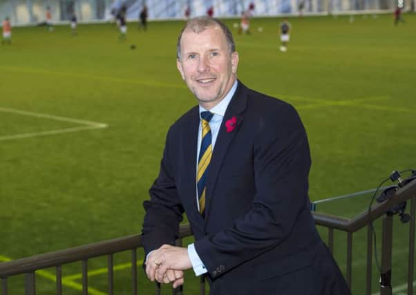 Scottish FA Chief Executive
  Stewart Regan at the official opening of Oriam, Scotland's sports performance centre, at Heriot-Watt University. Picture: SNS