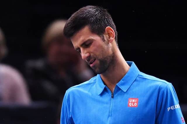 Novak Djokovic lost in the Paris quarter-finals to Croatia's Marin Cilic. Picture: Franck Fife/AFP/Getty Images