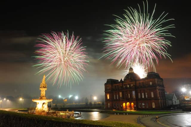 Enjoy a fireworks display on Glasgow Green. Picture: TSPL