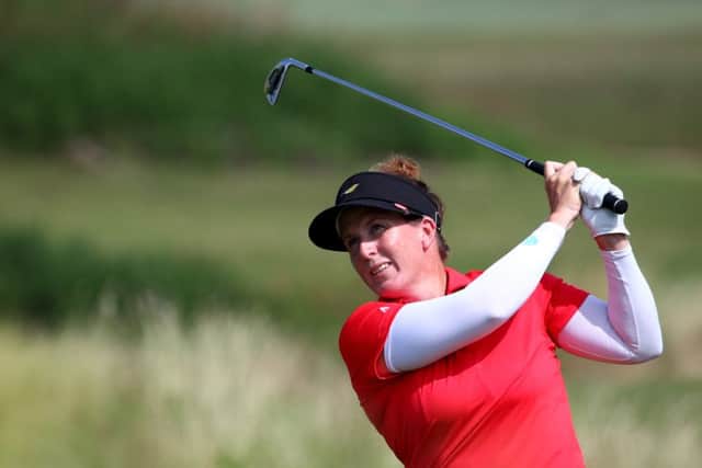 Edinburgh-based American Beth Allen is just two shots off the lead in Abu Dhabi. Picture: Getty Images