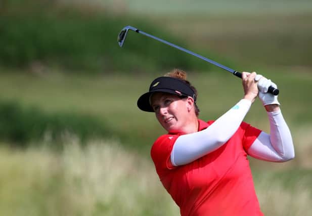 Edinburgh-based American Beth Allen is just two shots off the lead in Abu Dhabi. Picture: Getty Images
