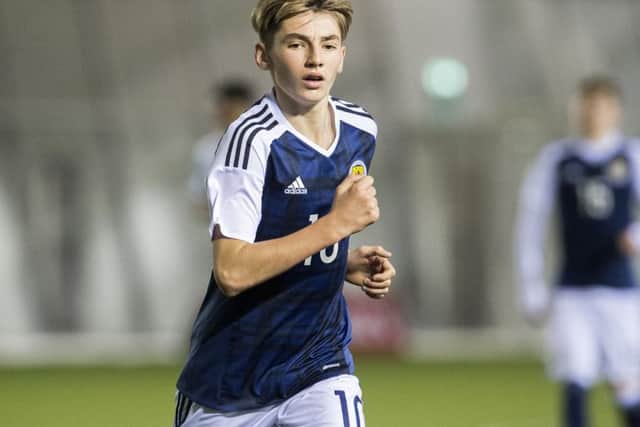 Scotland Under-16 star Billy Gilmour. Picture: SNS Group
