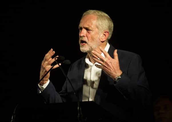 Jeremy Corbyn said Labour would block Article 50 if Theresa May did not guarantee access to the single market. Picture: John Devlin