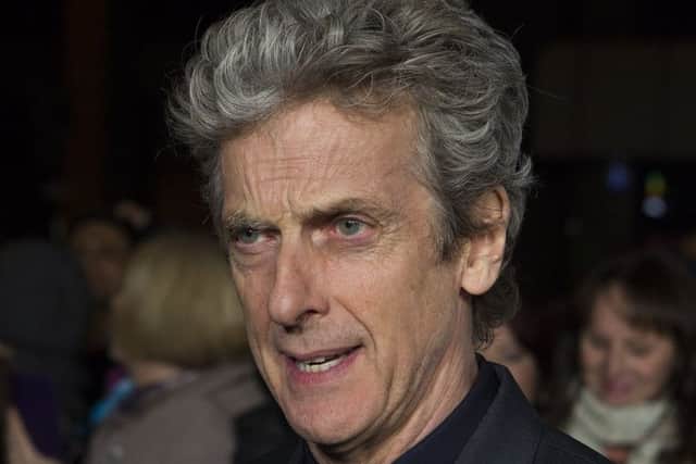 Dr Who actor Peter Capaldi on the red carpet at the BAFTA Scotland Awards